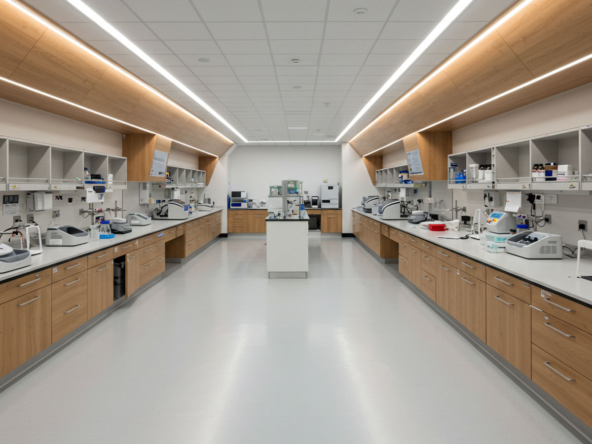 interior klinik laboratorium